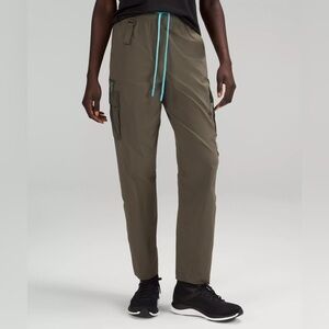 lululemon athletica Olive Joggers with Teal Drawstring